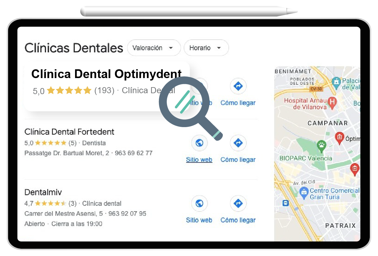 Gestión y Potenciación de Reseñas en Google para Clínicas Dentales